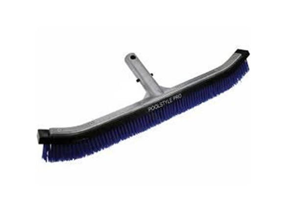 Poolstyle K204BU-NY-SCP 18 in. Commercial Series Brush with Nylon Bristles