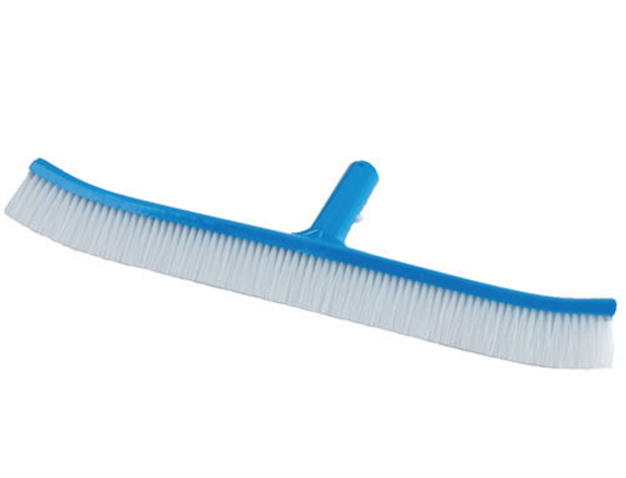 Pentair R111366 912 Molded Back Curved Brush with White Polypropylene Bristles, 18-Inch