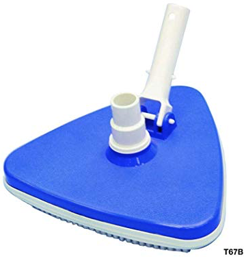 Pool Style Chemicals K048CB-SCP Classic Series Triangle Vinyl Vacuum Head, Blue
