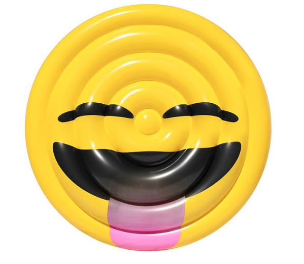 Sportsstuff Emoji Tongue Out/Eyes Shut Pool Float (Airhead)