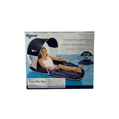 Aqua Pool Lounge with Canopy